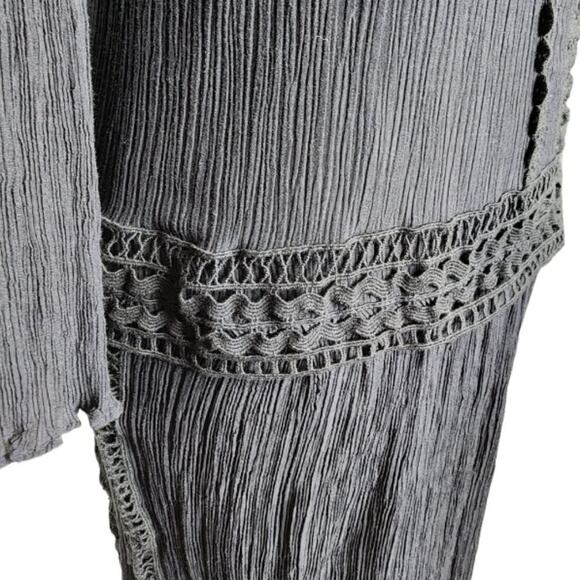 Kobi Halperin Paloma Pleated Drop Waist Dress Black Size XXS-See Measurements - Picture 3 of 10